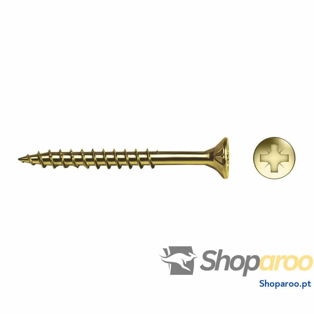 Caixa de parafusos CELO 100 Unidades Zincado Cabeça contrapeso (6 x 110 mm)