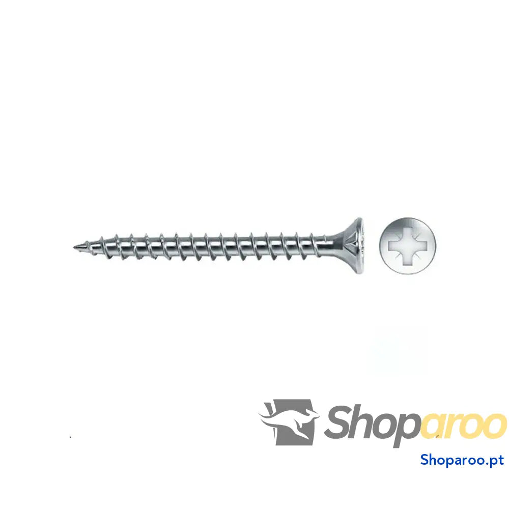 Caixa de parafusos CELO 200 Unidades Zincado Cabeça contrapeso (4,5 x 70 mm)