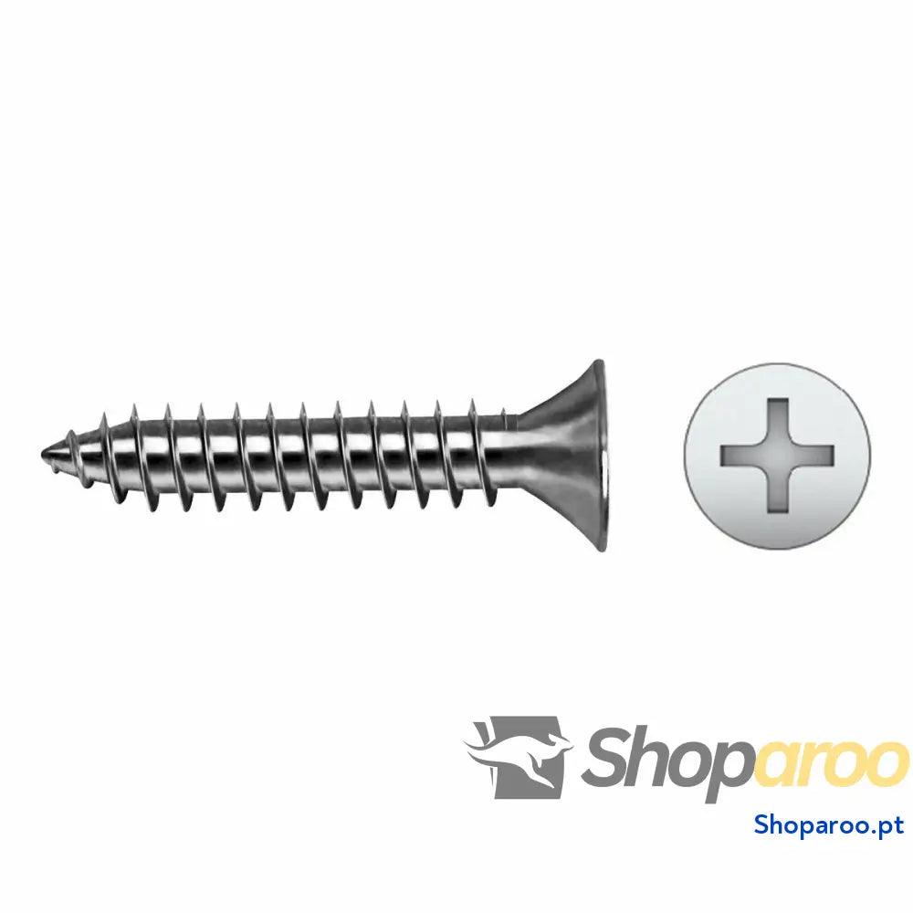 Caixa de parafusos CELO 4,2 x 13 mm Parafuso para chapa metal 500 Unidades Zincado Cabeça contrapeso