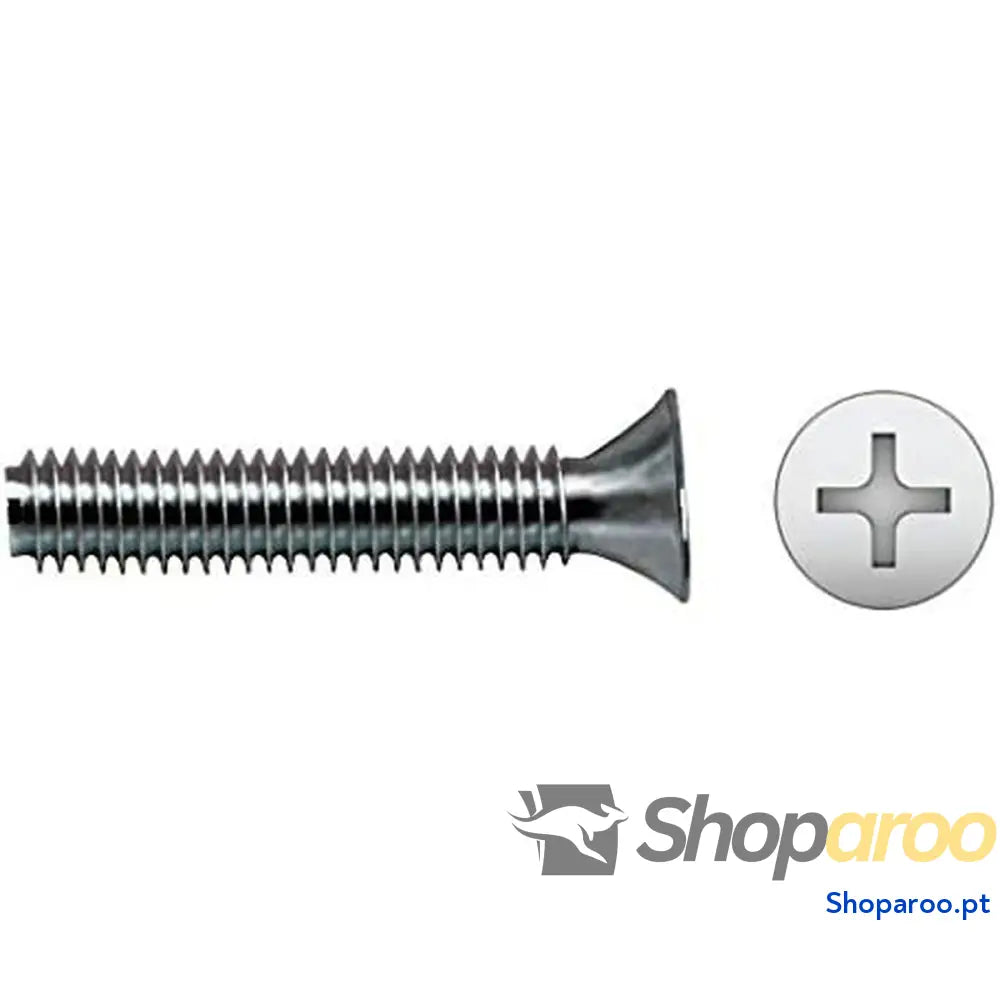 Caixa de parafusos CELO 4 x 10 mm Rosca Métrica 500 Unidades Zincado Cabeça contrapeso