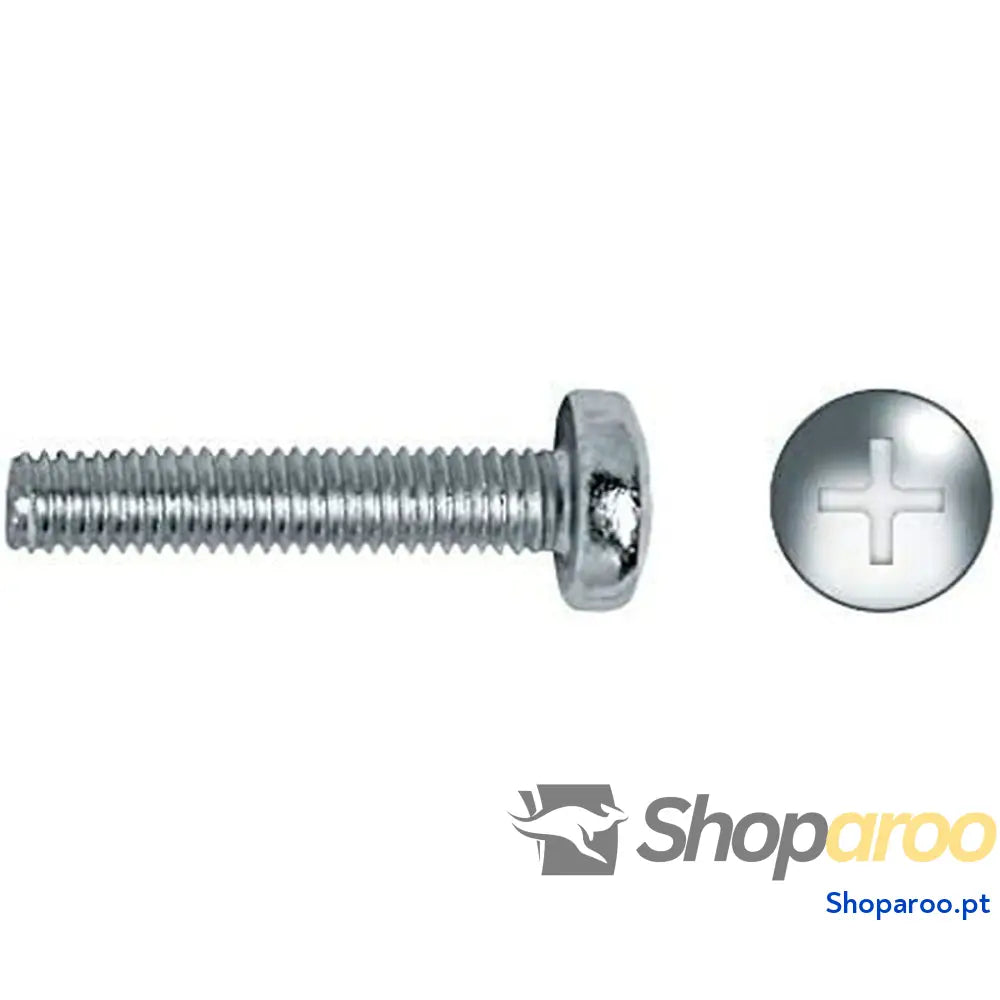Caixa de parafusos CELO M4 x 8 mm Rosca Métrica 500 Unidades Zincado