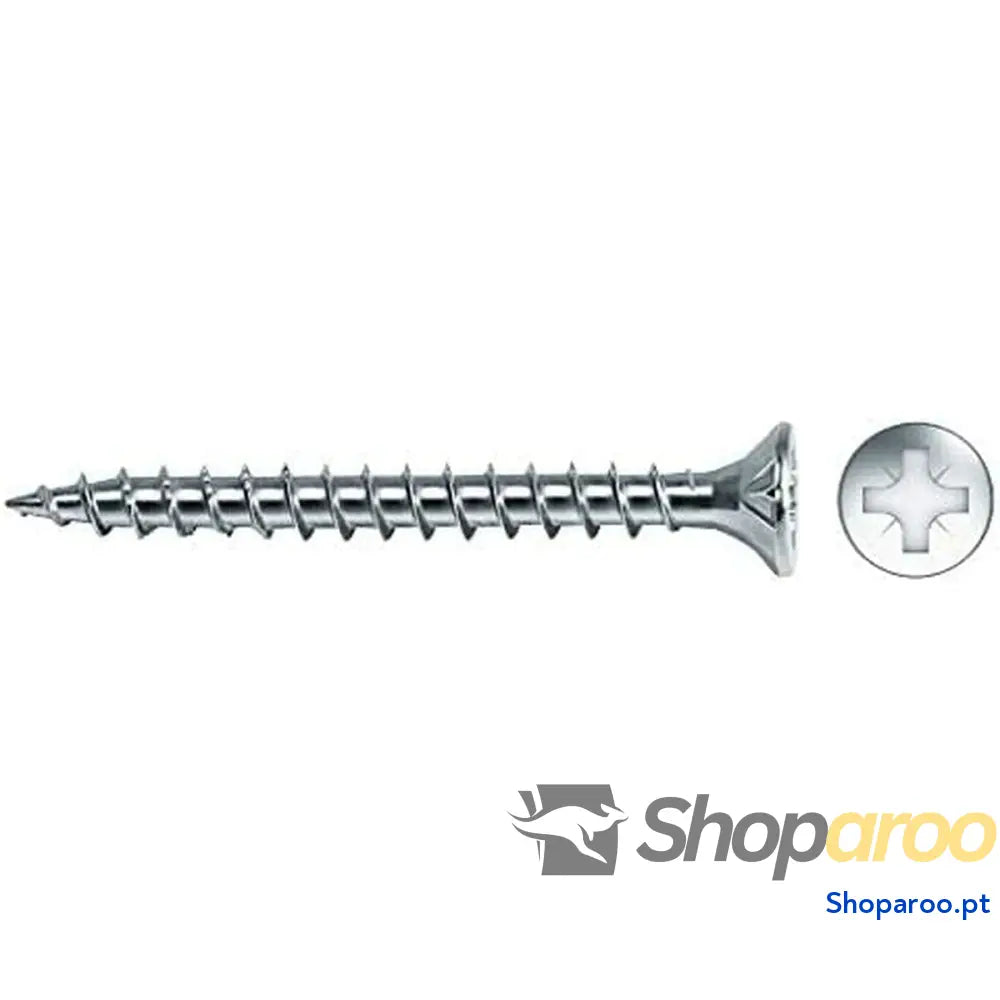 Caixa de parafusos CELO Vlox 200 Unidades Zincado Cabeça contrapeso (3,5 x 40 mm) (40