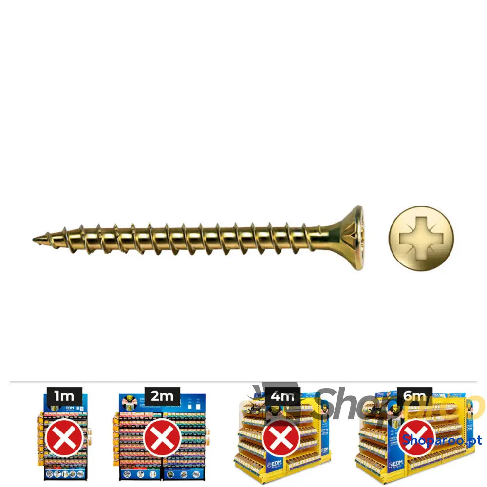 Caixa de parafusos CELO VLOX Bicromado Ø 4,5 x 70 mm Rosca completa (200 Unidades)