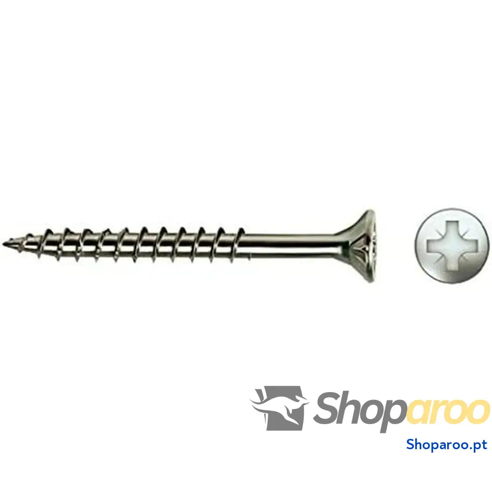 Caixa de parafusos CELO VLOXP Rosca parcial 80 mm Zincado Cabeça contrapeso (50 Unidades)