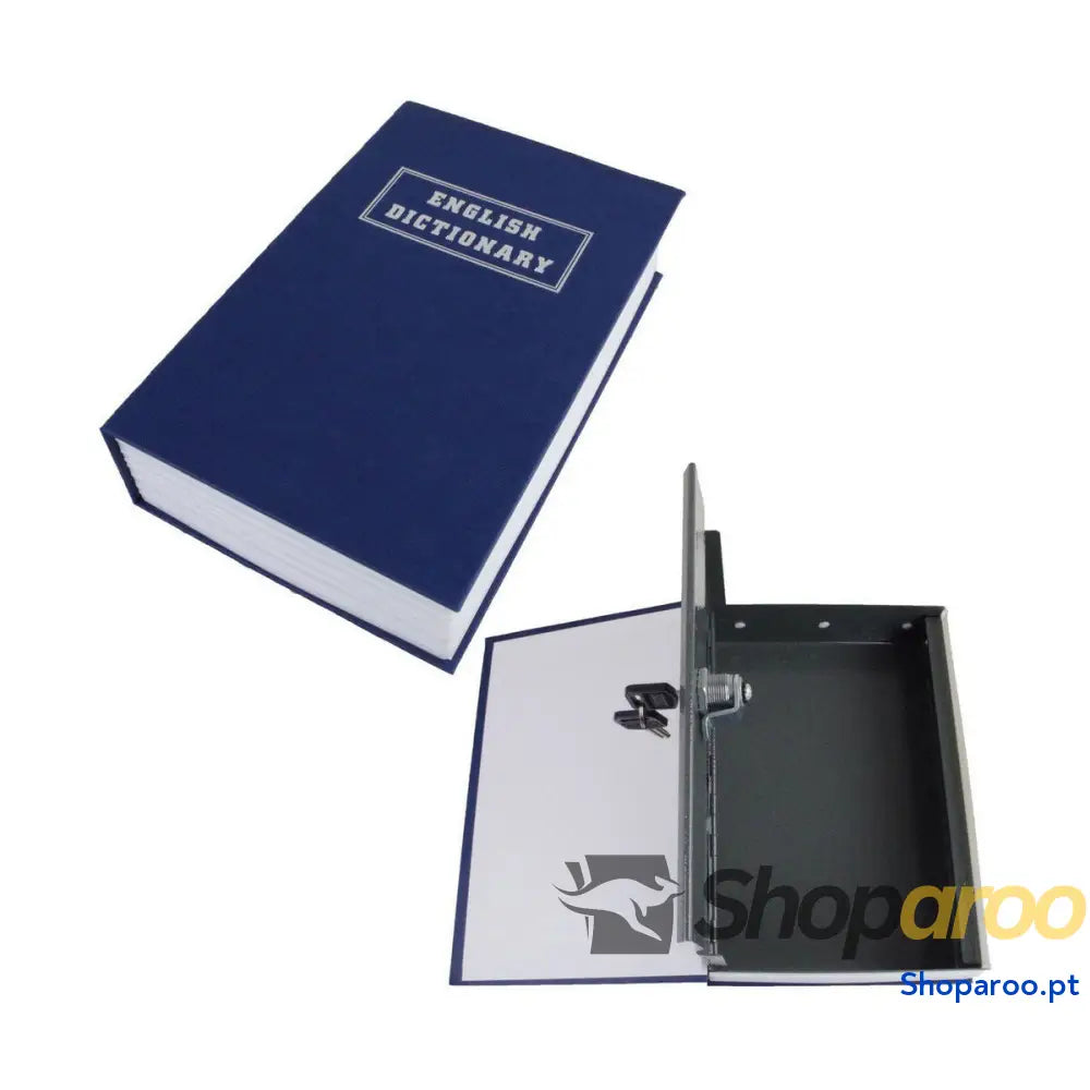 Caixa de segurança em forma livro Bensontools 24 x 15,5 5,5 cm Preto Aço