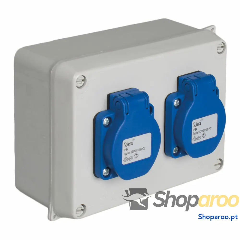 Caixa de tomadas Solera 816-5 Estanque 15,3 x 10 6,5 cm 250 V 16 A IP54