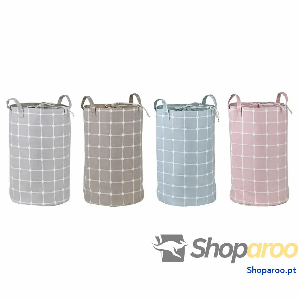 Caixa Decorativa DKD Home Decor 35 x 55 cm Poliéster Borracha Eva (4 Peças)