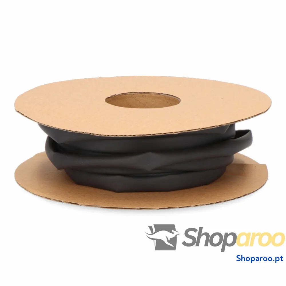 Caixa doseadora termoretráctil Preto 6,4 mm x 10 m