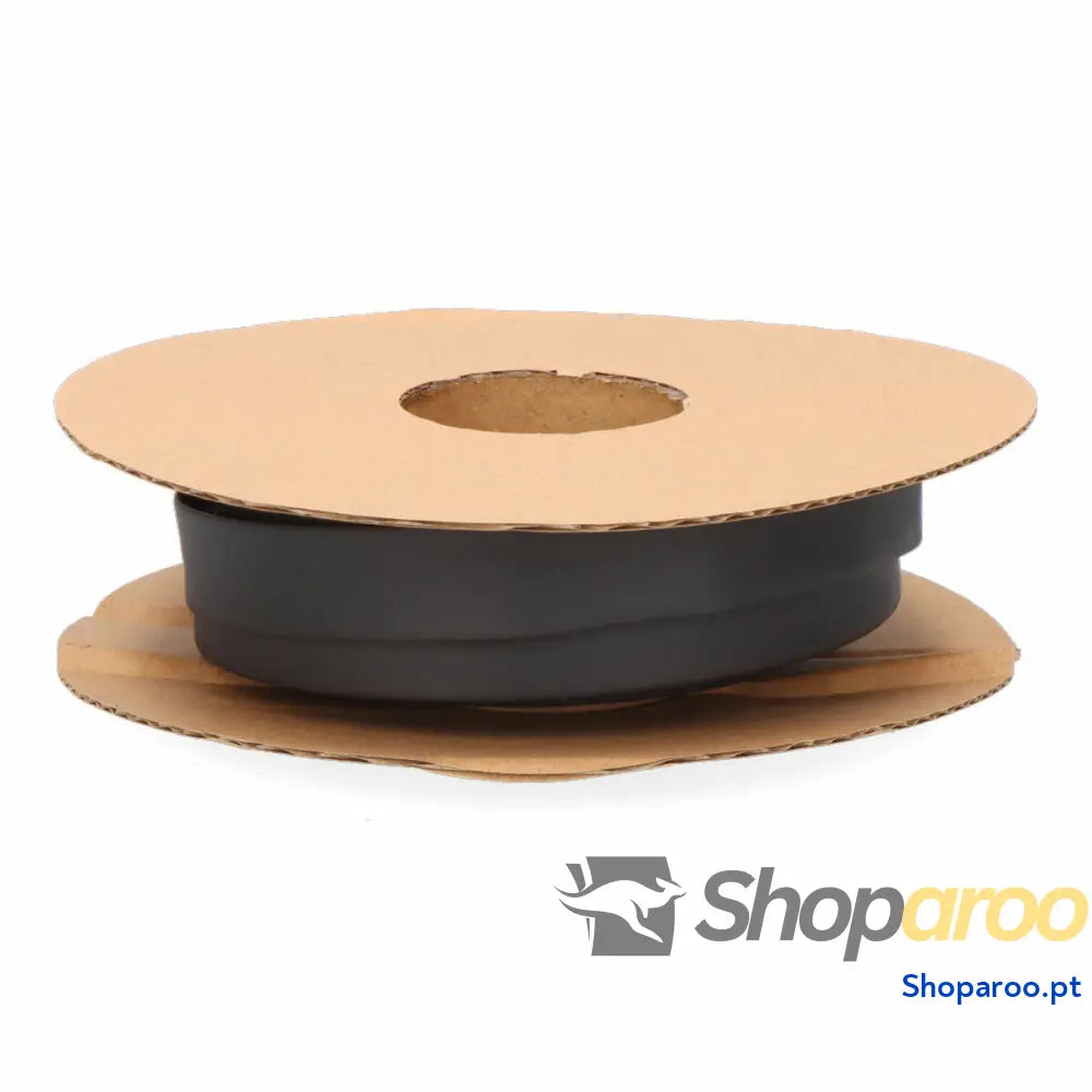 Caixa doseadora termoretráctil Preto 9,5 mm x 10 m