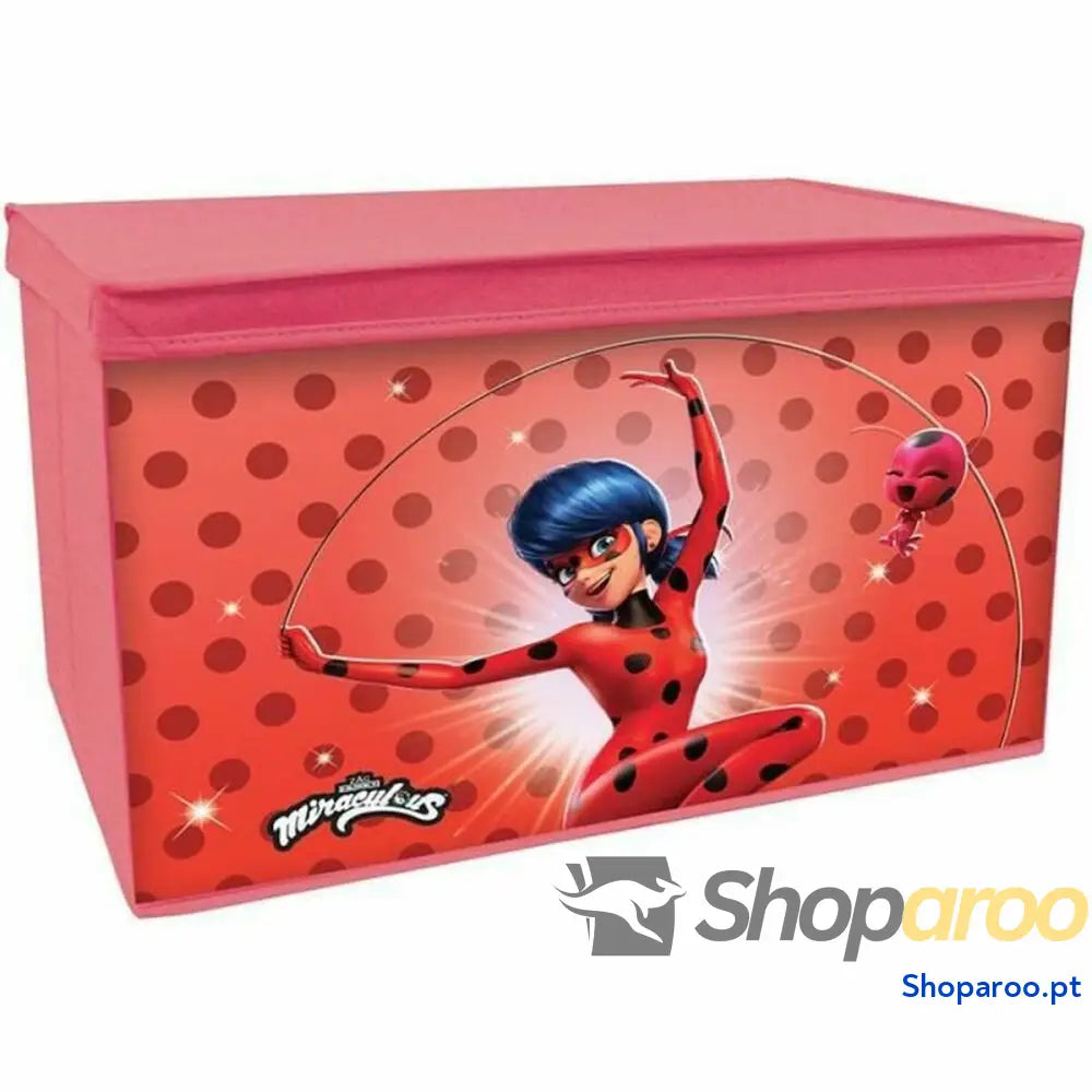 Caixa Fun House Miraculous Vermelho 55,5 x 34,5 x 34 cm