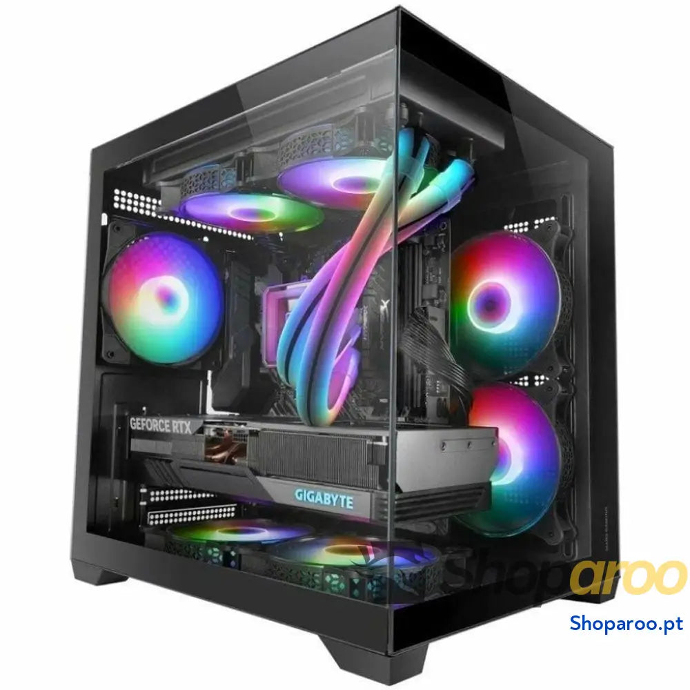 Caixa Minitorre Micro ATX / ITX Mars Gaming MCVIEW2 Preto