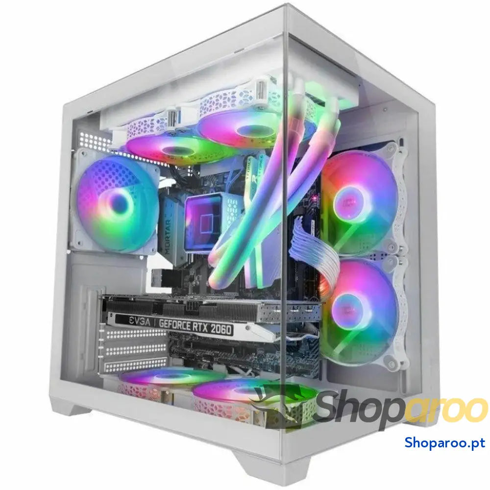 Caixa Minitorre Micro ATX / ITX Mars Gaming MCVIEW2W Branco