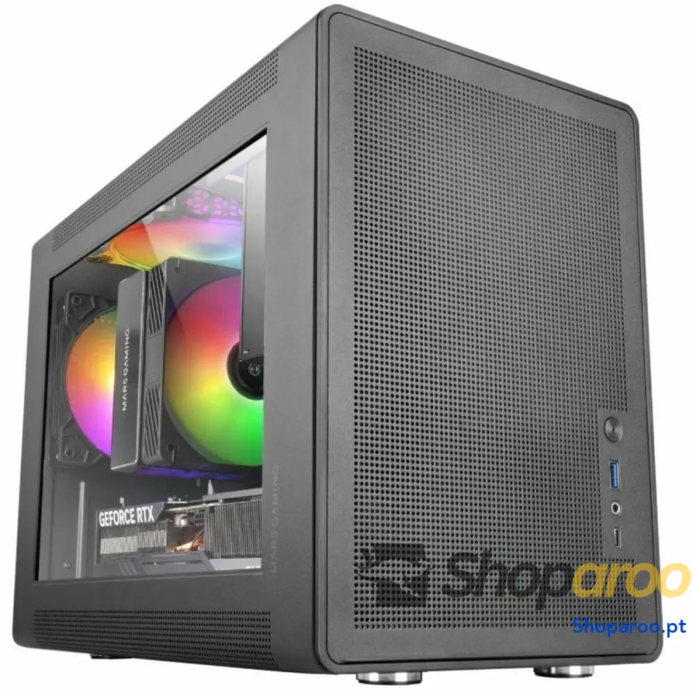 Caixa Minitorre Micro ATX / ITX Mars Gaming MCXPS Preto