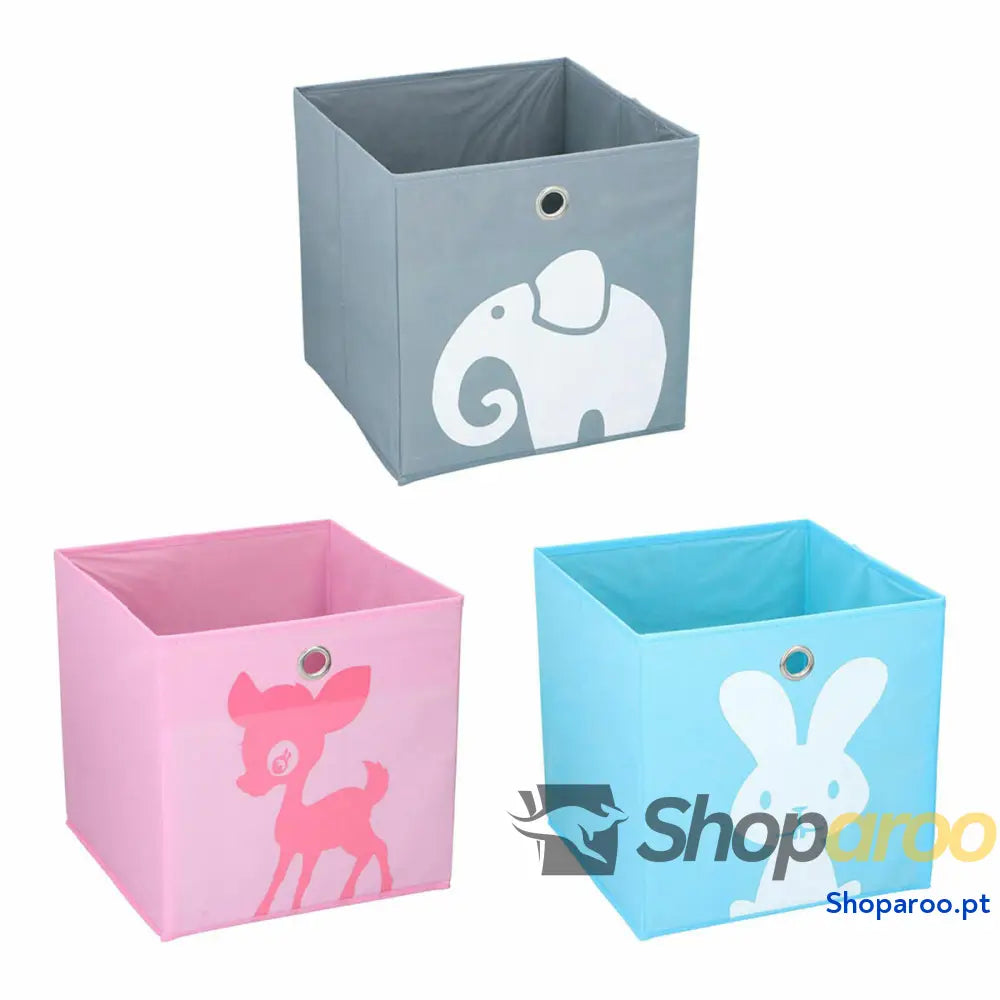 Caixa Multiusos Alpina Tecido 28 x 28 x 28 cm (1 Unidade)