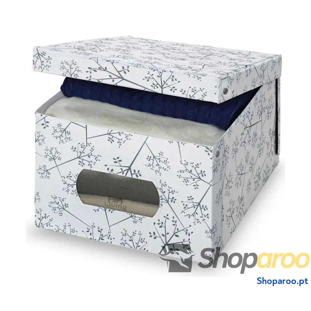 Caixa Multiusos Domopak Living 916060 Branco (39 x 50 x 24 cm)