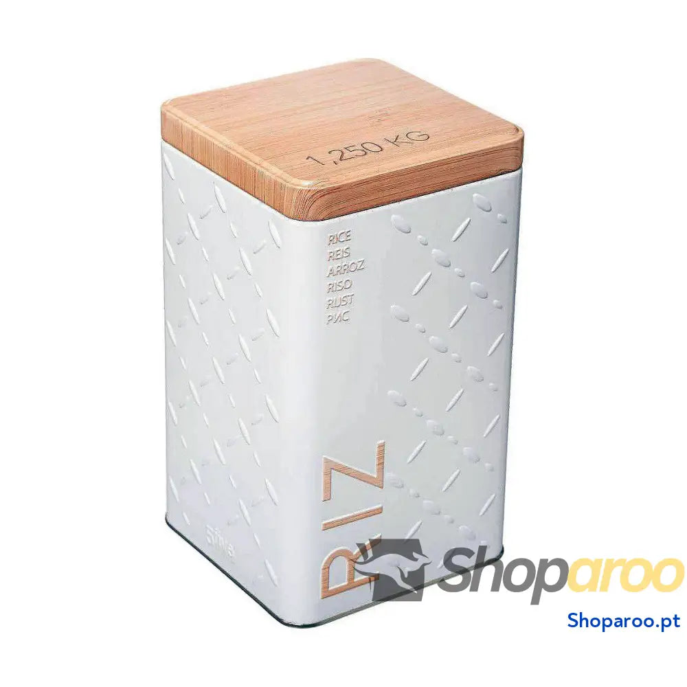 Caixa Multiusos Nature Scandi Metal Branco 1,25 kg