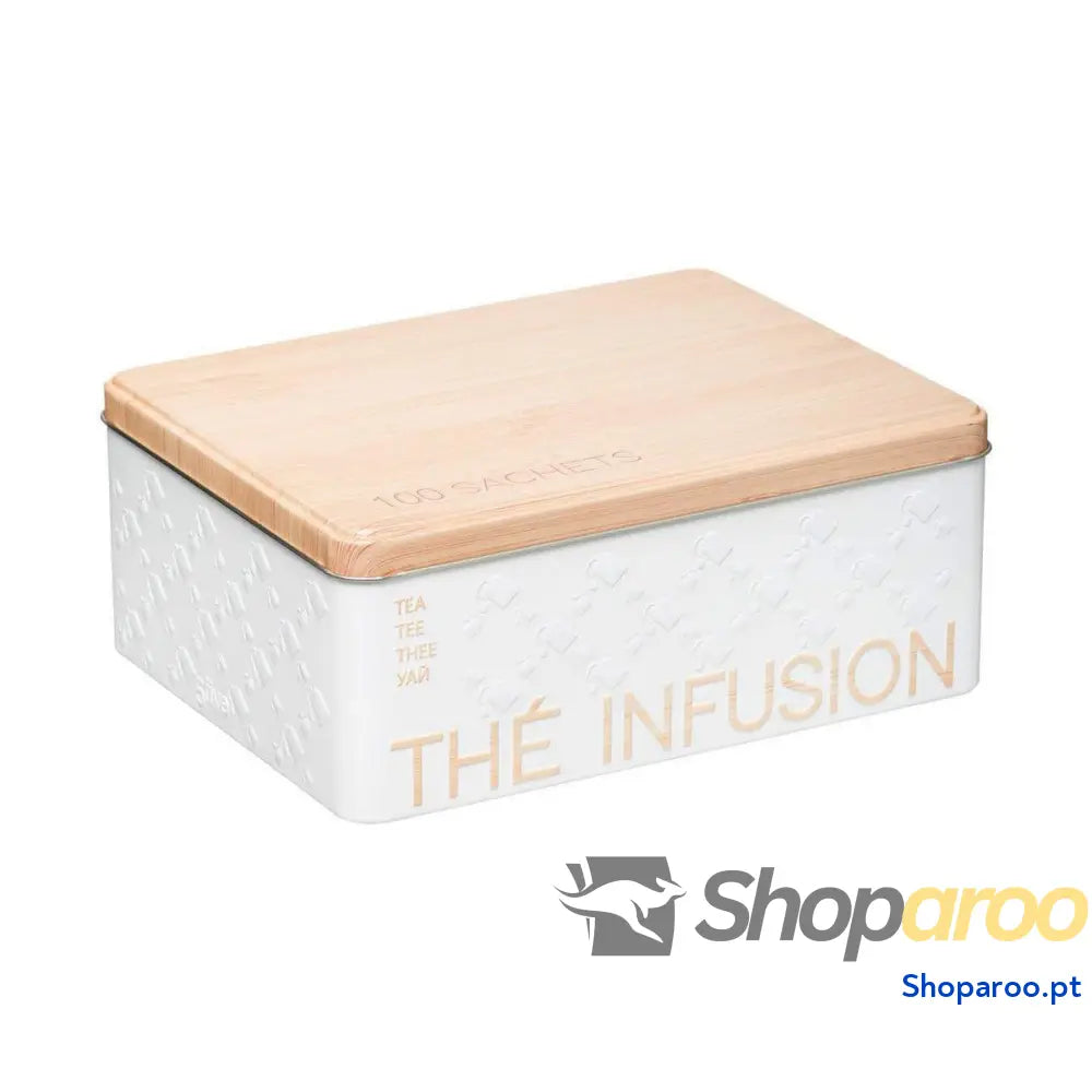 Caixa Multiusos Nature Scandi Metal Branco
