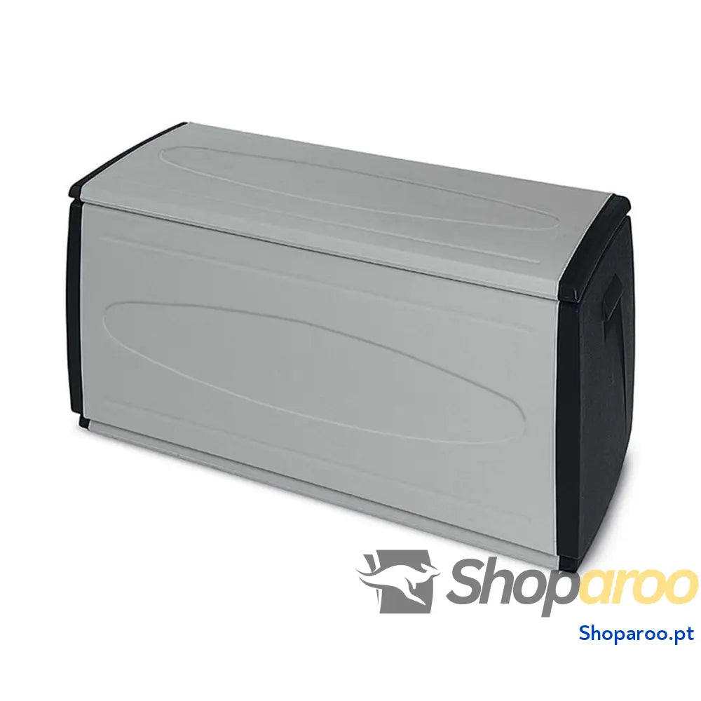 Caixa Multiusos Terry Prince Black 120 Preto/Cinzento Resina (120 x 54 x 57 cm)
