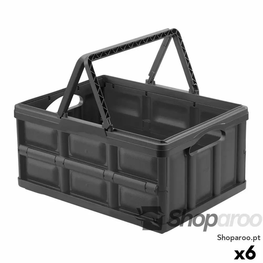 Caixa Multiusos Tontarelli Ursus Cinzento escuro 47,5 x 35,2 x 23 cm (6 Unidades)