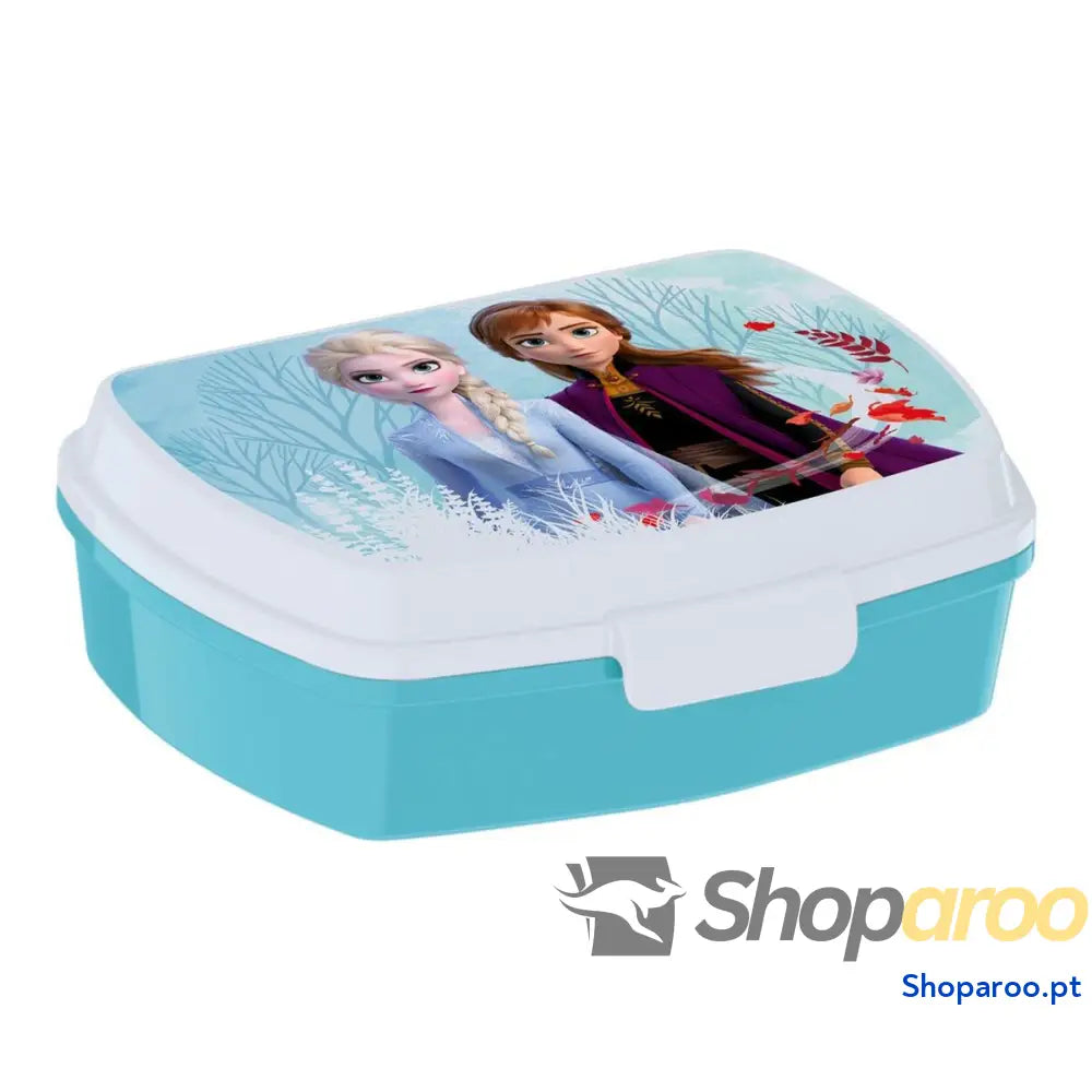 Caixa Sanduíche Frozen One heart Plástico Verde Turquesa (17 x 5.6 x 13.3 cm)