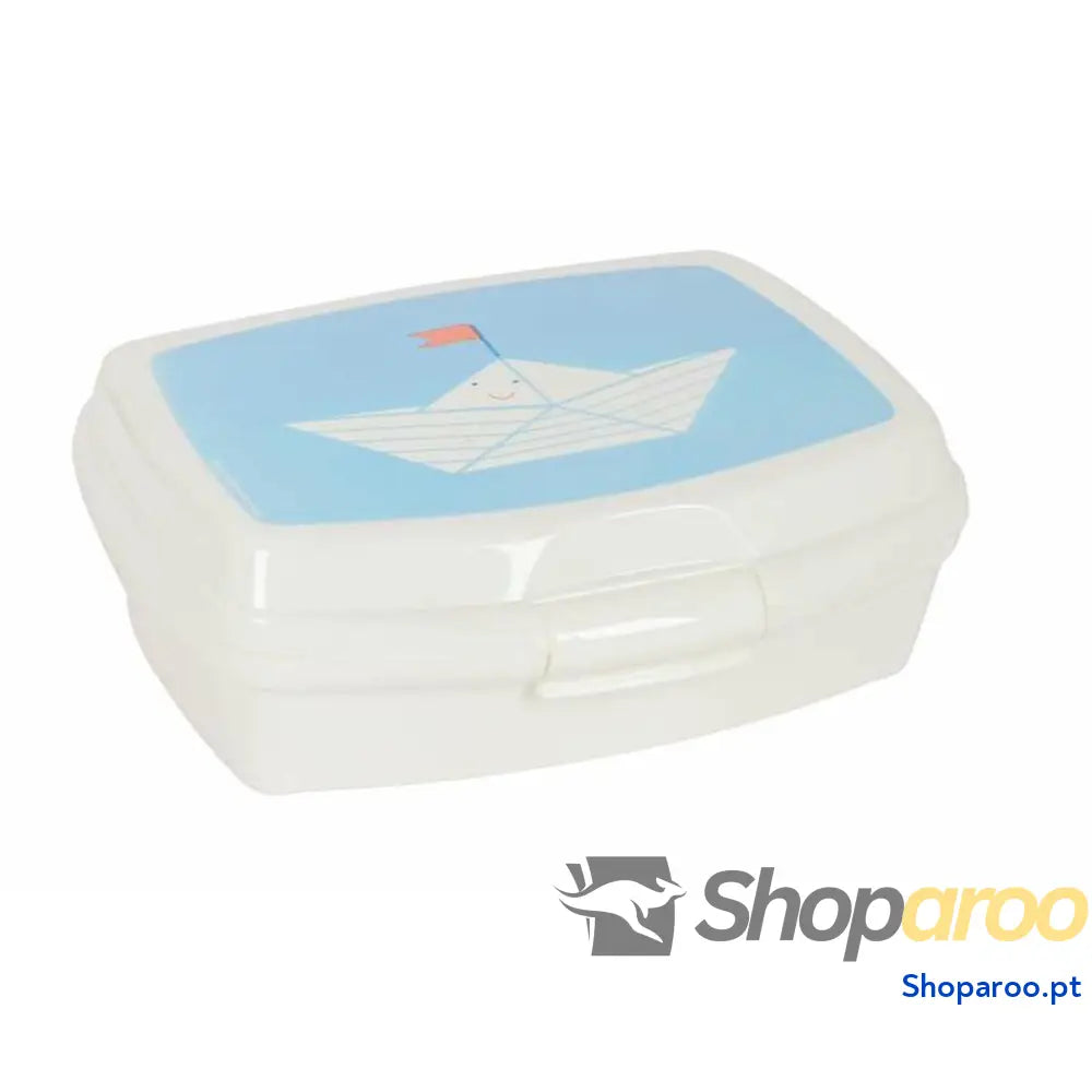 Caixa Sanduíche Safta Ship Azul 17 x 6 x 14 cm
