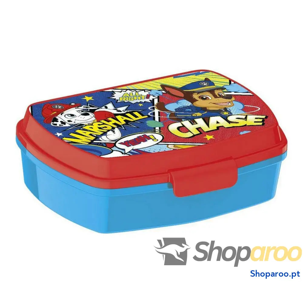 Caixa Sanduíche The Paw Patrol Friendship Vermelho Azul (17 x 5.6 x 13.3 cm)