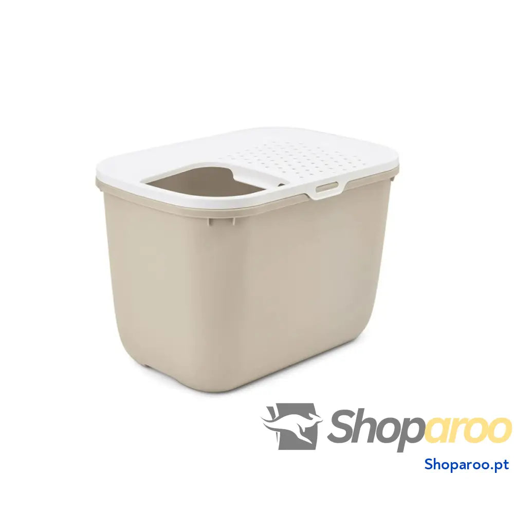 Caixa Savic Branco Café Plástico