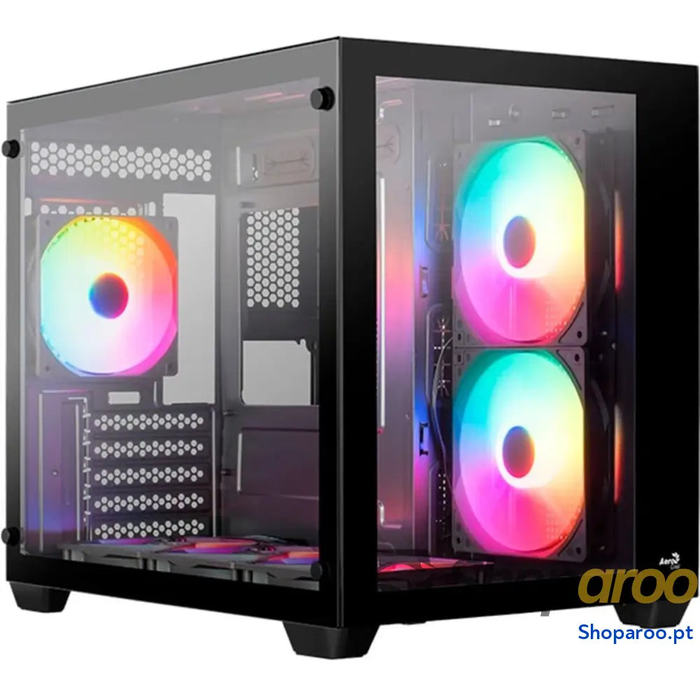 Caixa Semitorre ATX Aerocool AEROPGSDRYFTMINI-BK Preto Multicolor