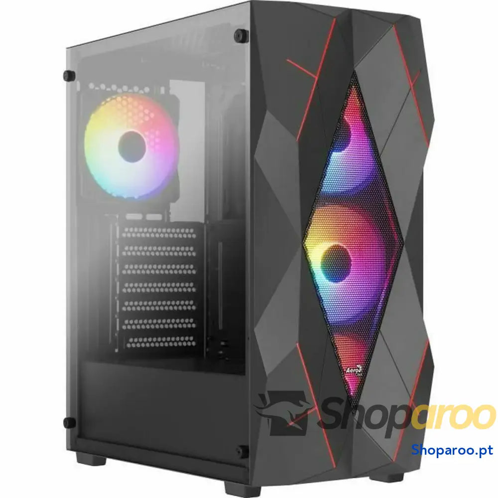 Caixa Semitorre ATX Aerocool AEROPGSVOLCAN-G-BK-V1 Preto
