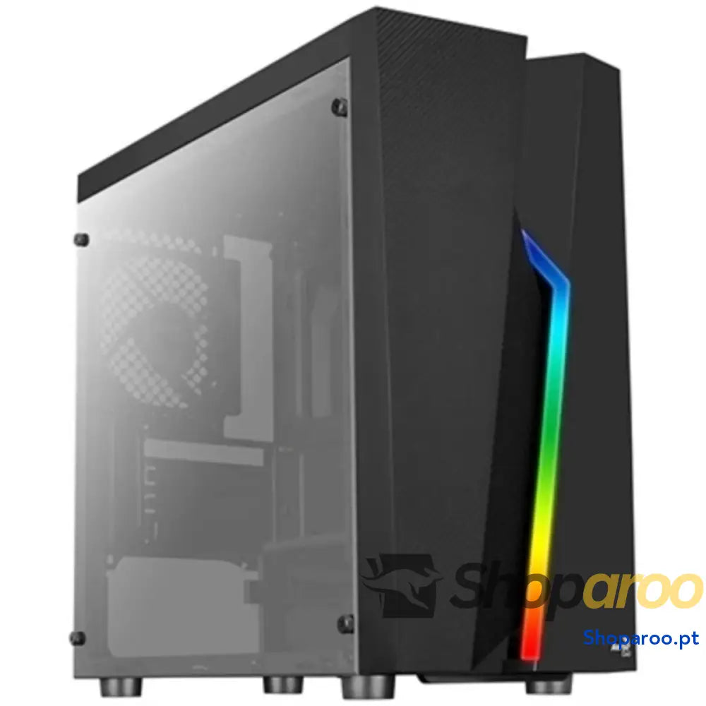 Caixa Semitorre ATX Aerocool Bolt Mini RGB Preto Multicolor