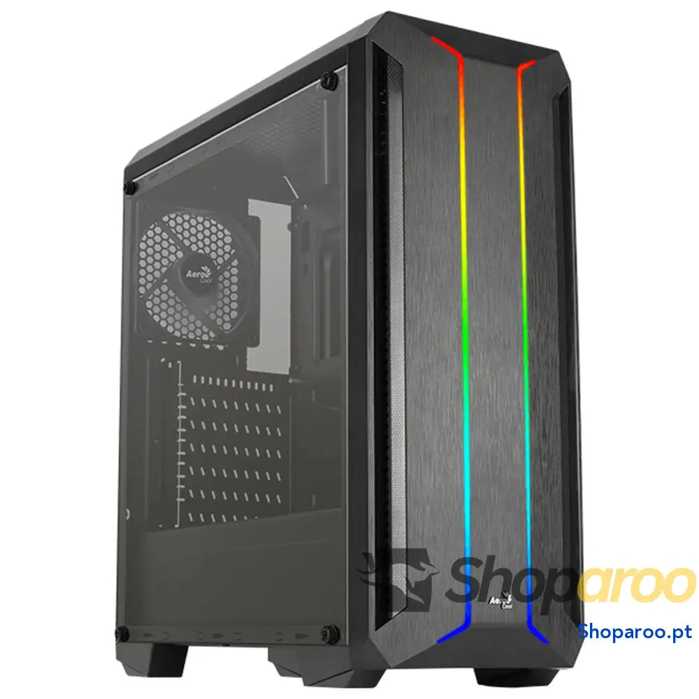 Caixa Semitorre ATX Aerocool Skyline ARGB Preto