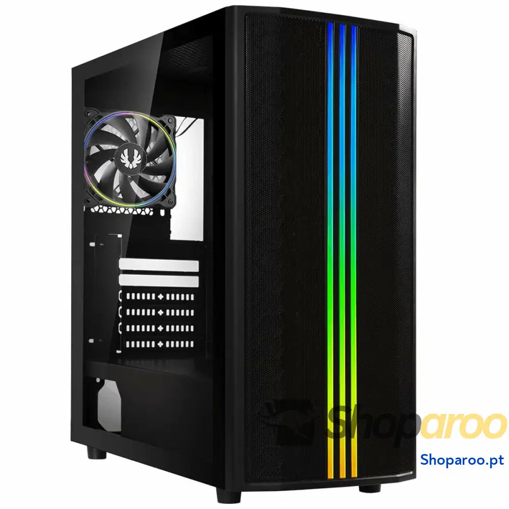 Caixa Semitorre ATX BitFenix Fang ARGB Preto
