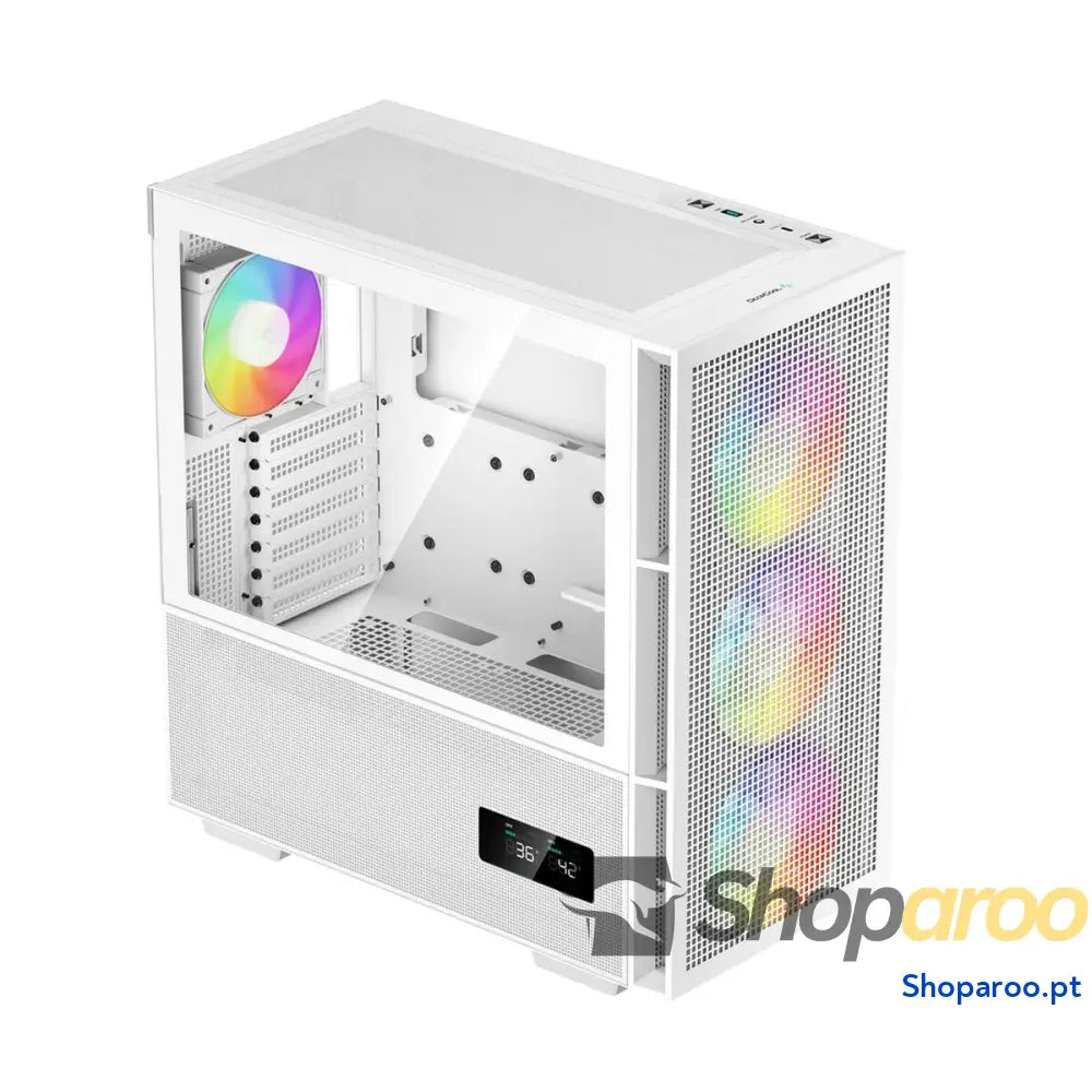 Caixa Semitorre ATX DEEPCOOL CH560 DIGITAL WH Branco Multicolor