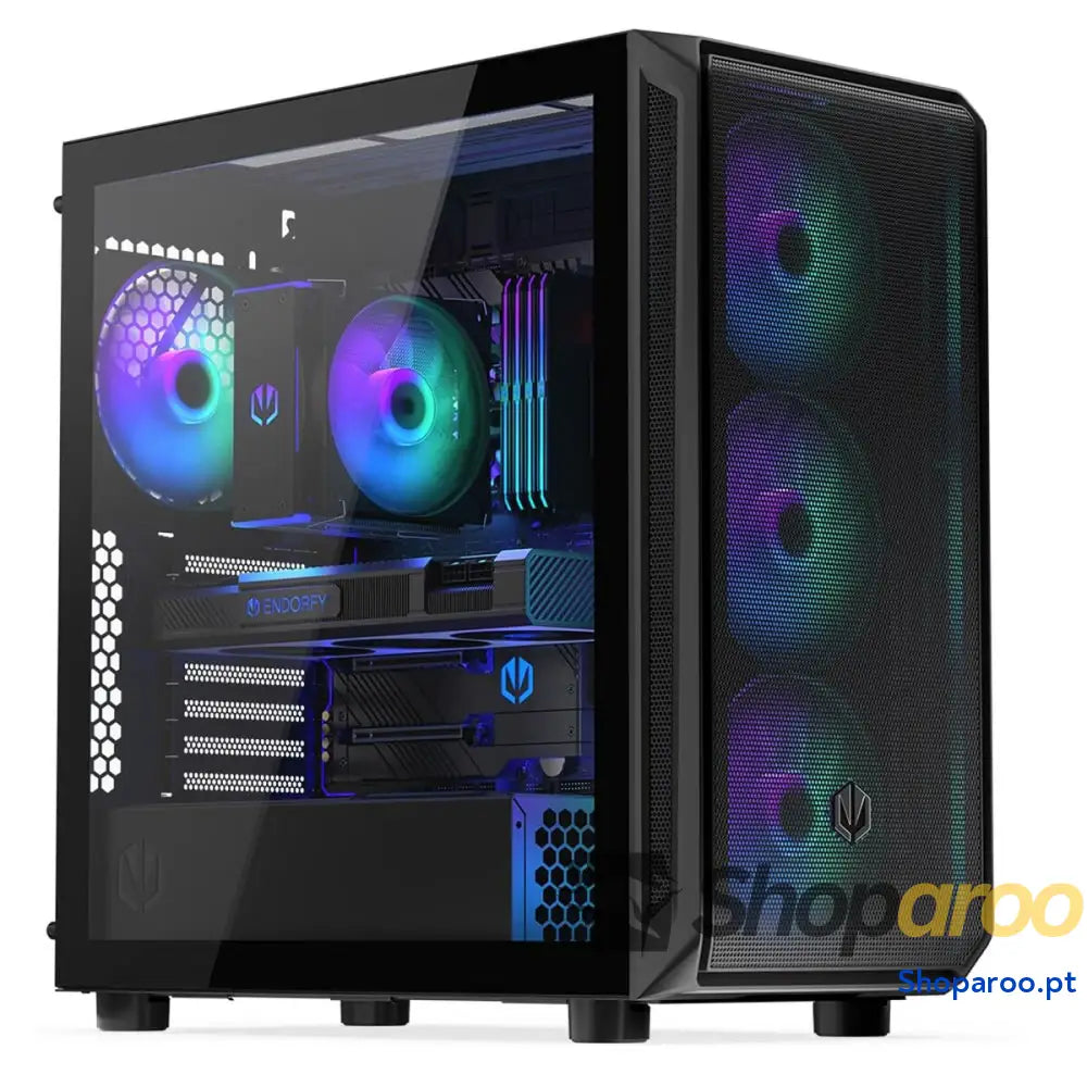 Caixa Semitorre ATX Endorfy Arx 700 ARGB Preto