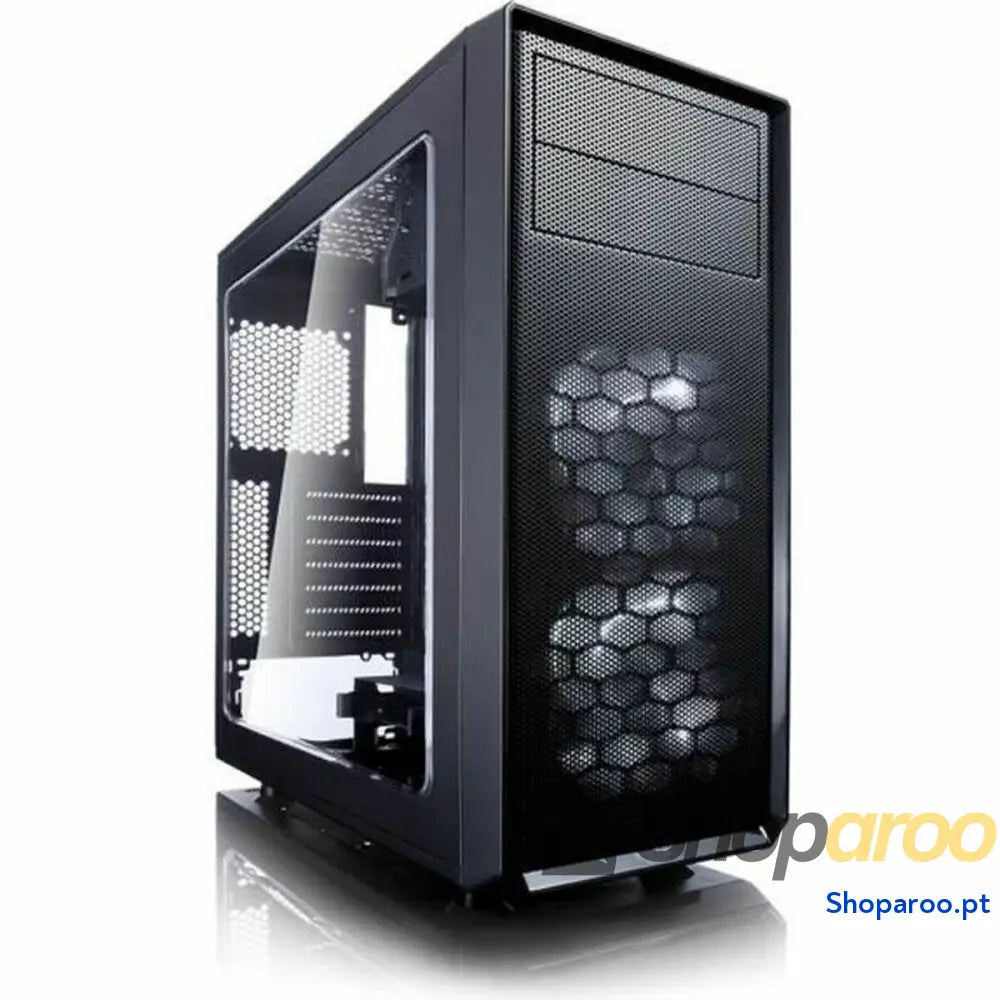 Caixa Semitorre ATX Fractal Focus G Branco Preto