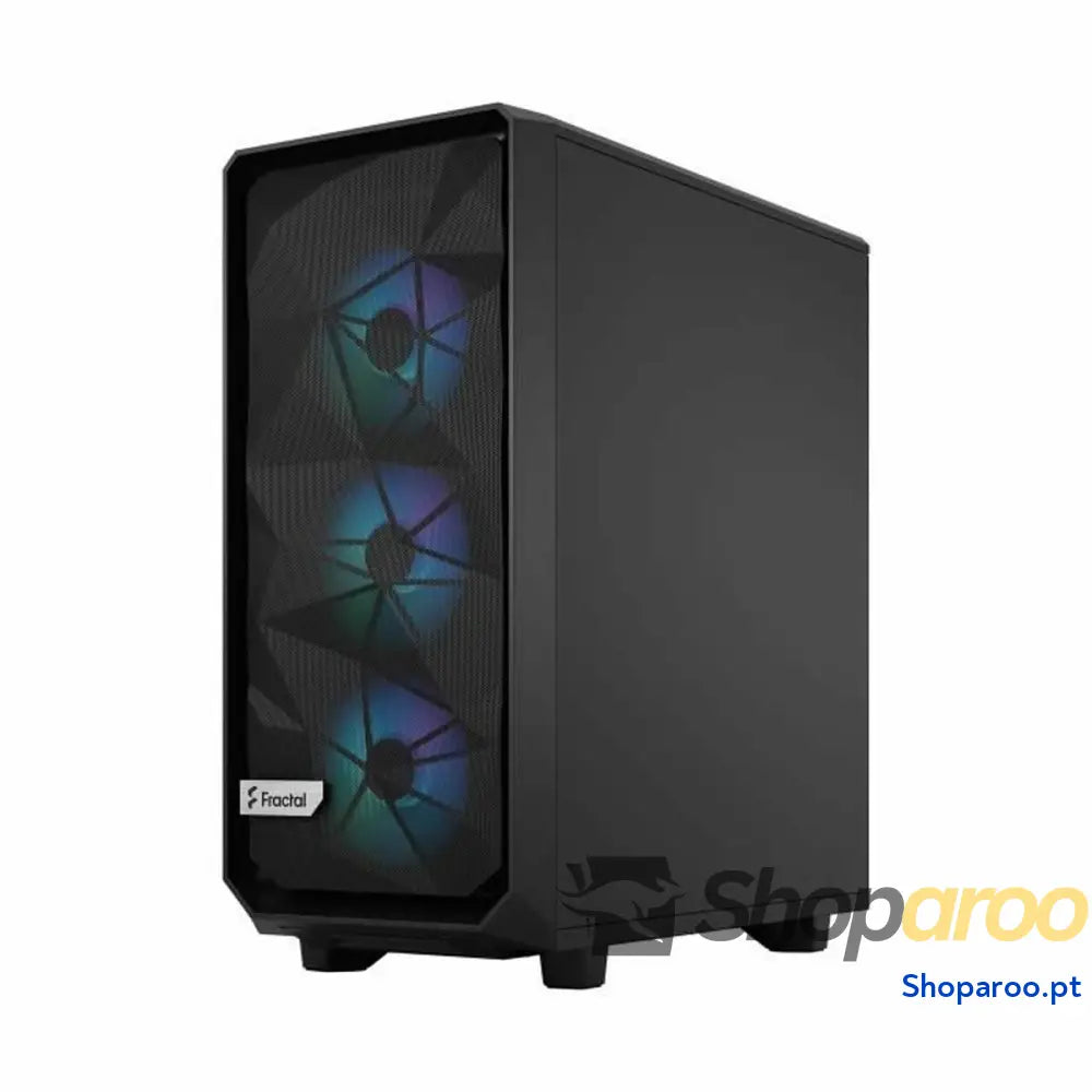 Caixa Semitorre ATX Fractal Meshify 2 Compact Lite Preto