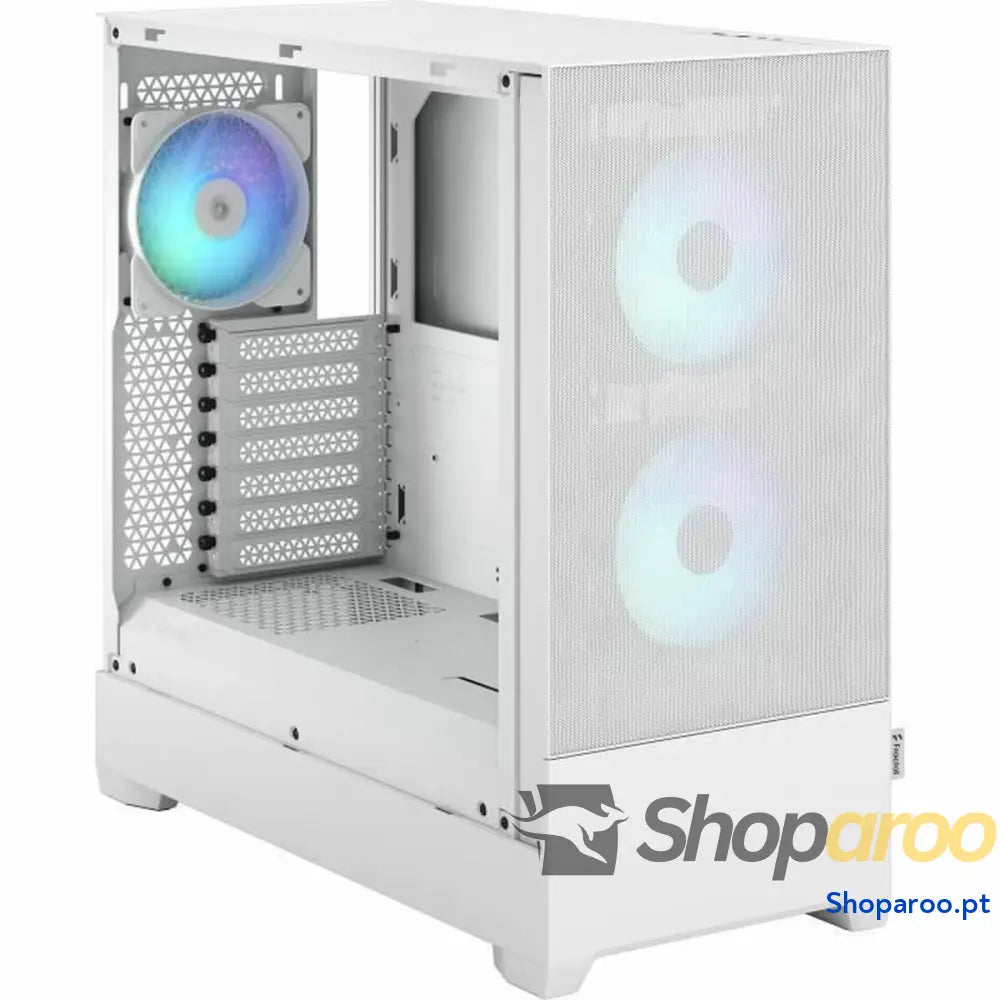 Caixa Semitorre ATX Fractal Pop Air Branco
