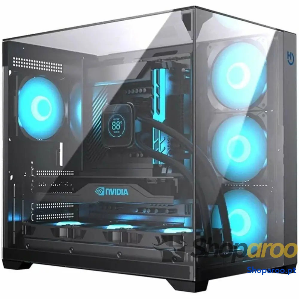 Caixa Semitorre ATX Hiditec CHA010056 Preto