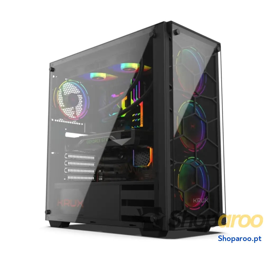 Caixa Semitorre ATX Krux KRX0007 Preto