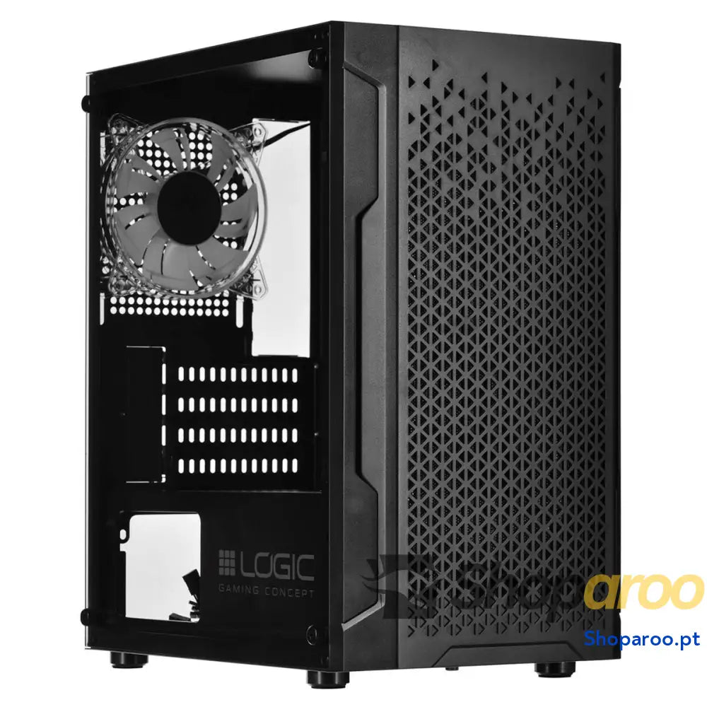 Caixa Semitorre ATX Logic AM-ARAMIS-10-0000000-0002       Preto