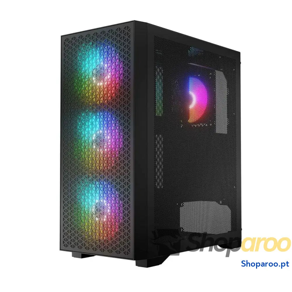 Caixa Semitorre ATX Logic AT-DART-PRO-ARGB-10 Preto