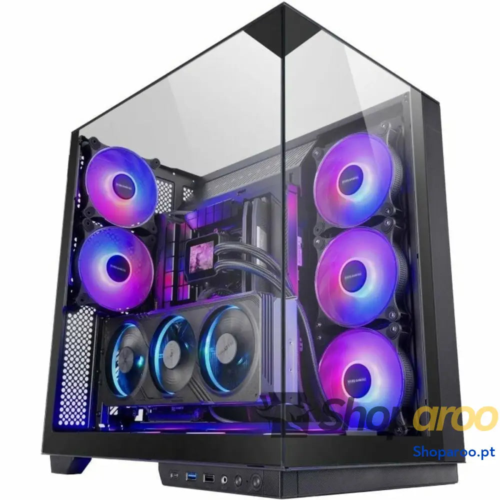 Caixa Semitorre ATX Mars Gaming MC3GF Preto