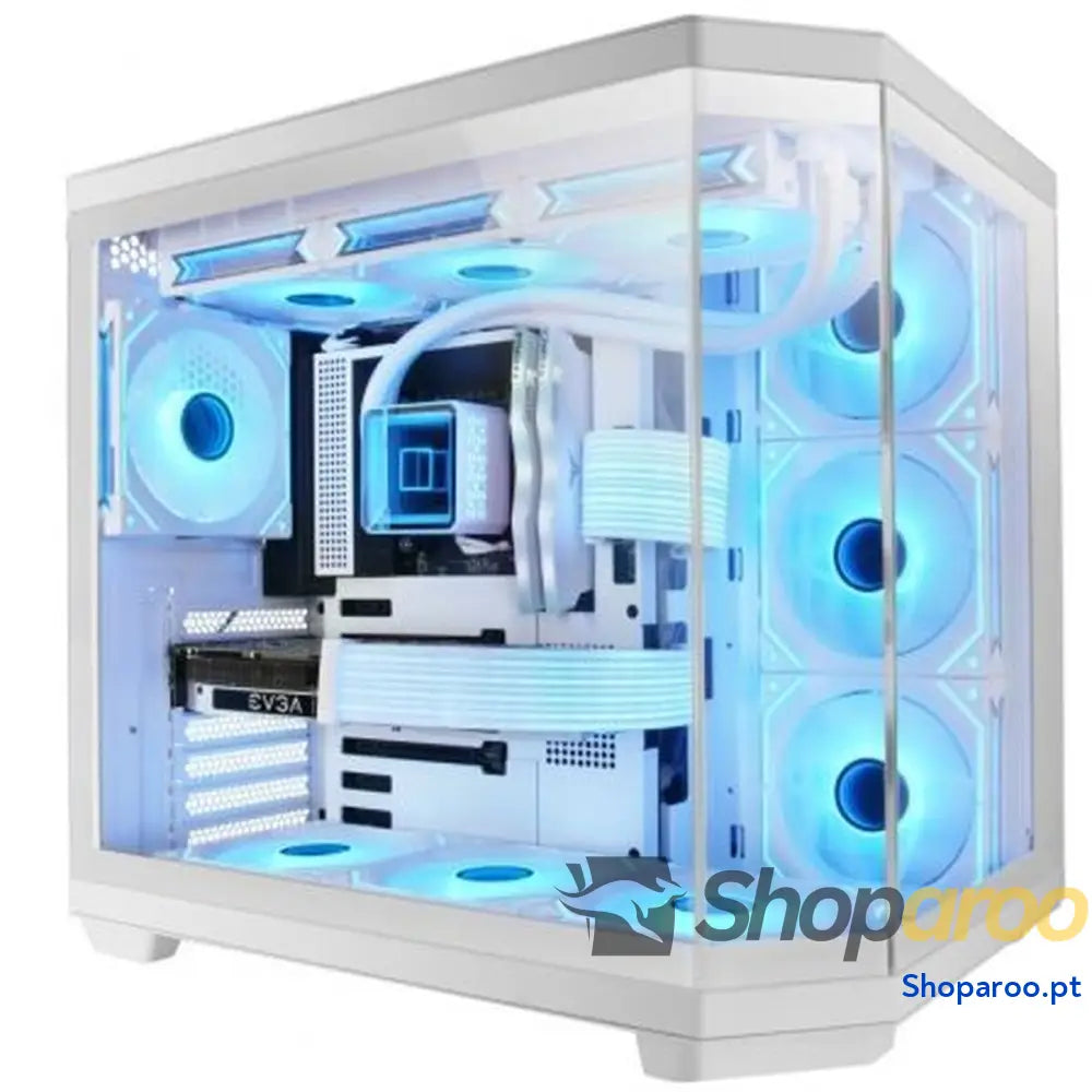 Caixa Semitorre ATX Mars Gaming MC3TCOREW Branco