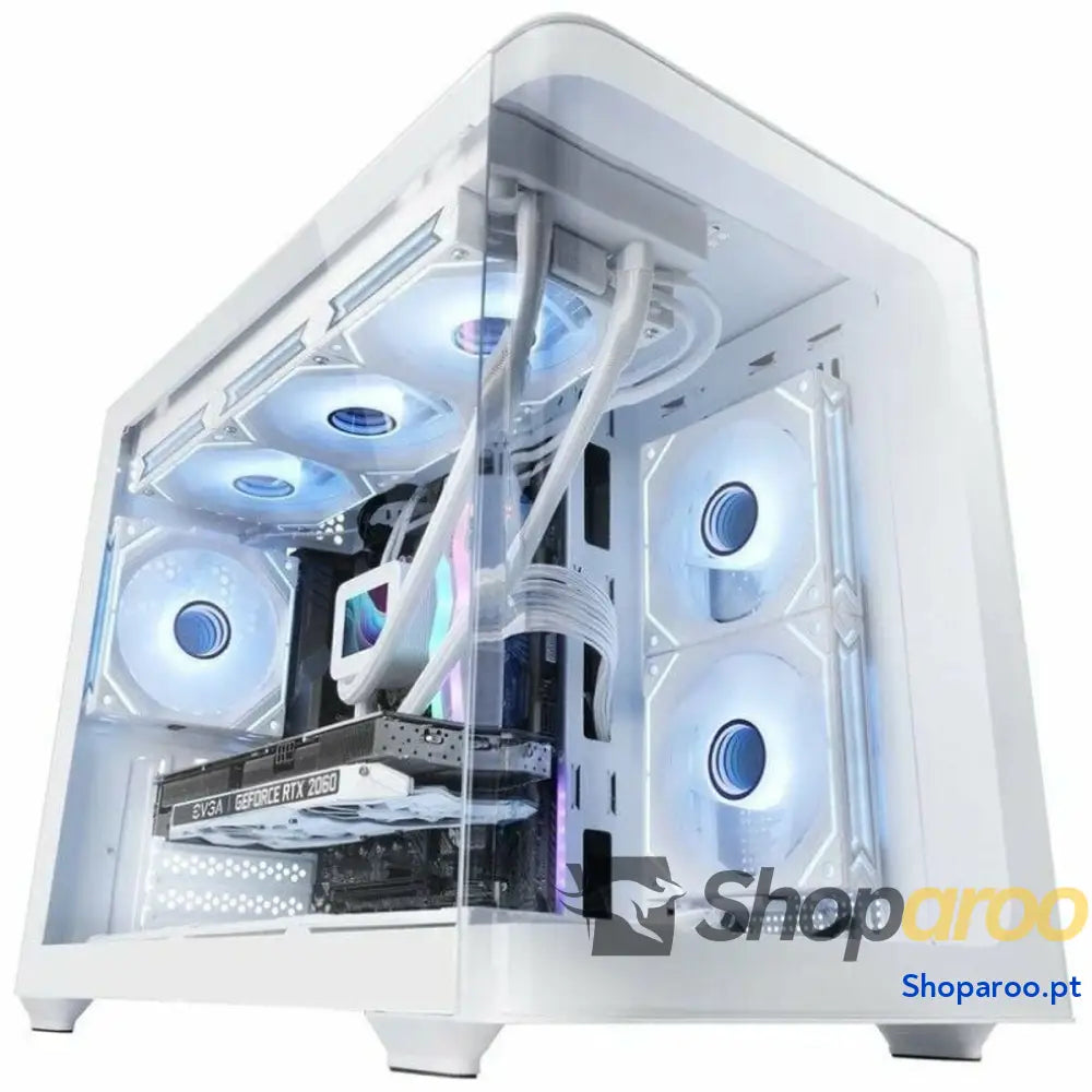 Caixa Semitorre ATX Mars Gaming MCFUSIONMW Branco
