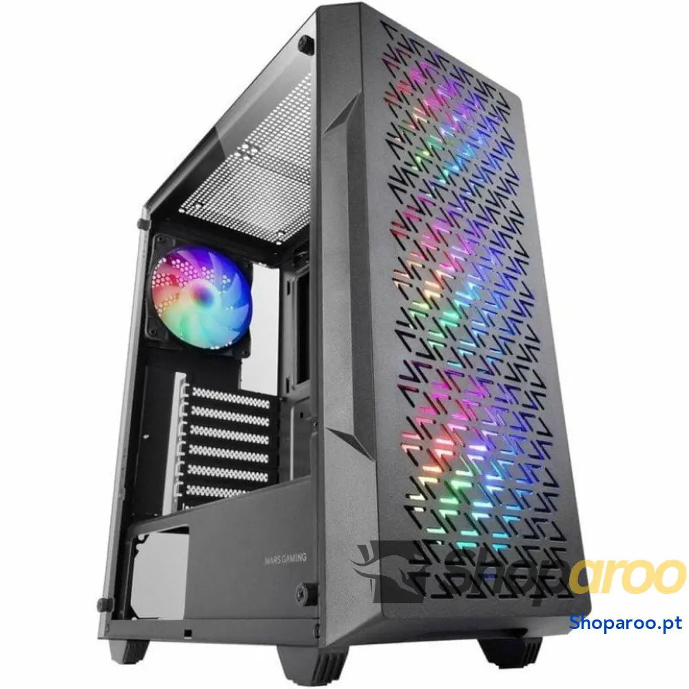 Caixa Semitorre ATX Mars Gaming MCGEO Preto