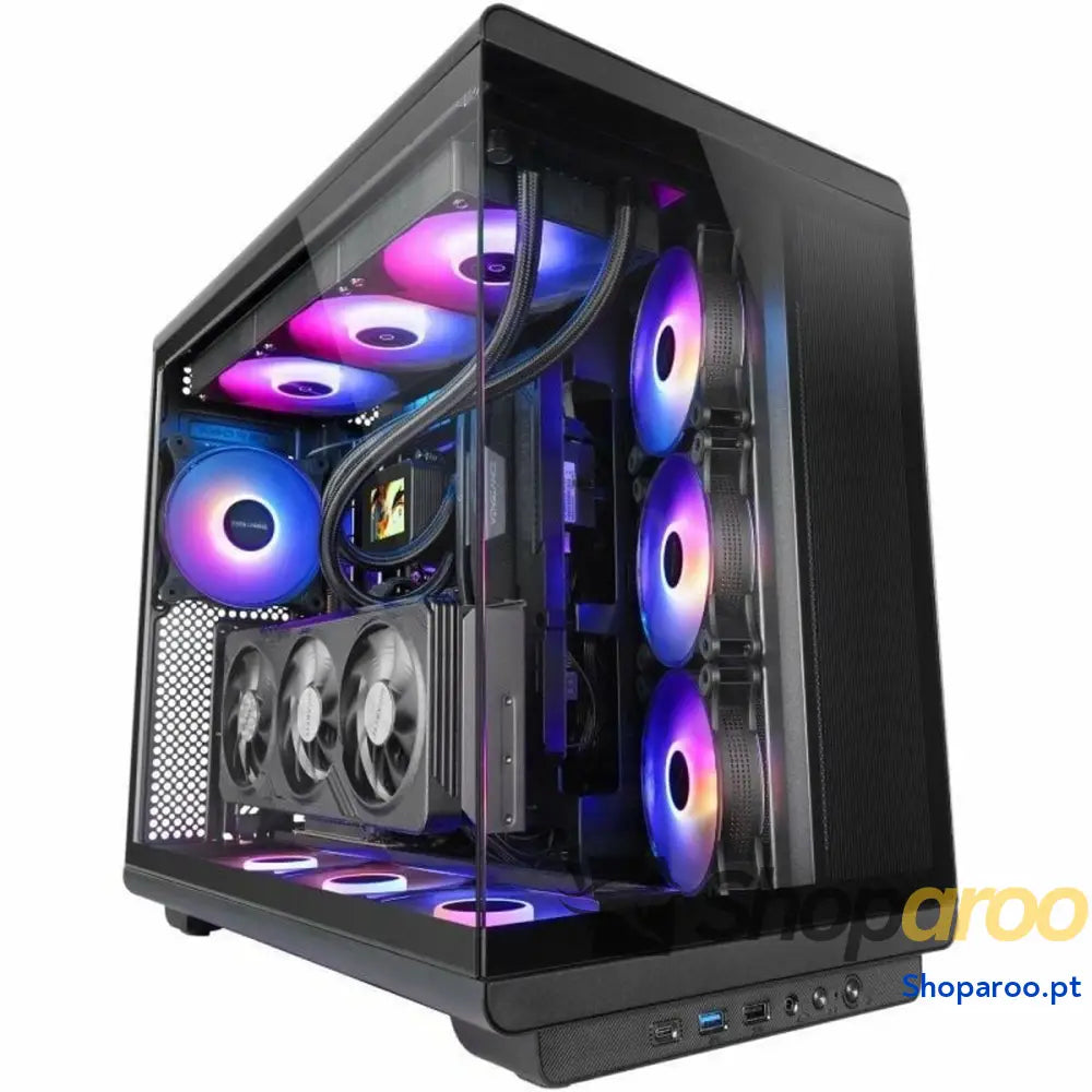 Caixa Semitorre ATX Mars Gaming MCREV Preto