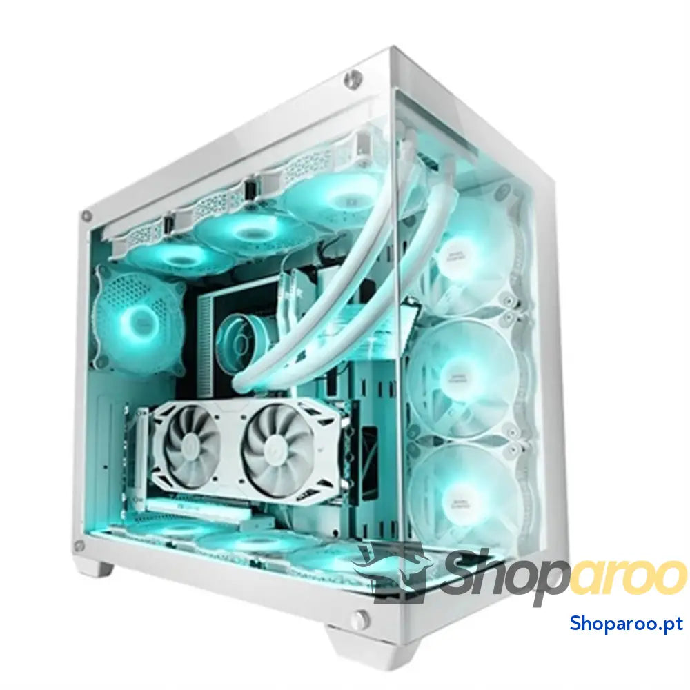Caixa Semitorre ATX Mars Gaming MCV4 Branco