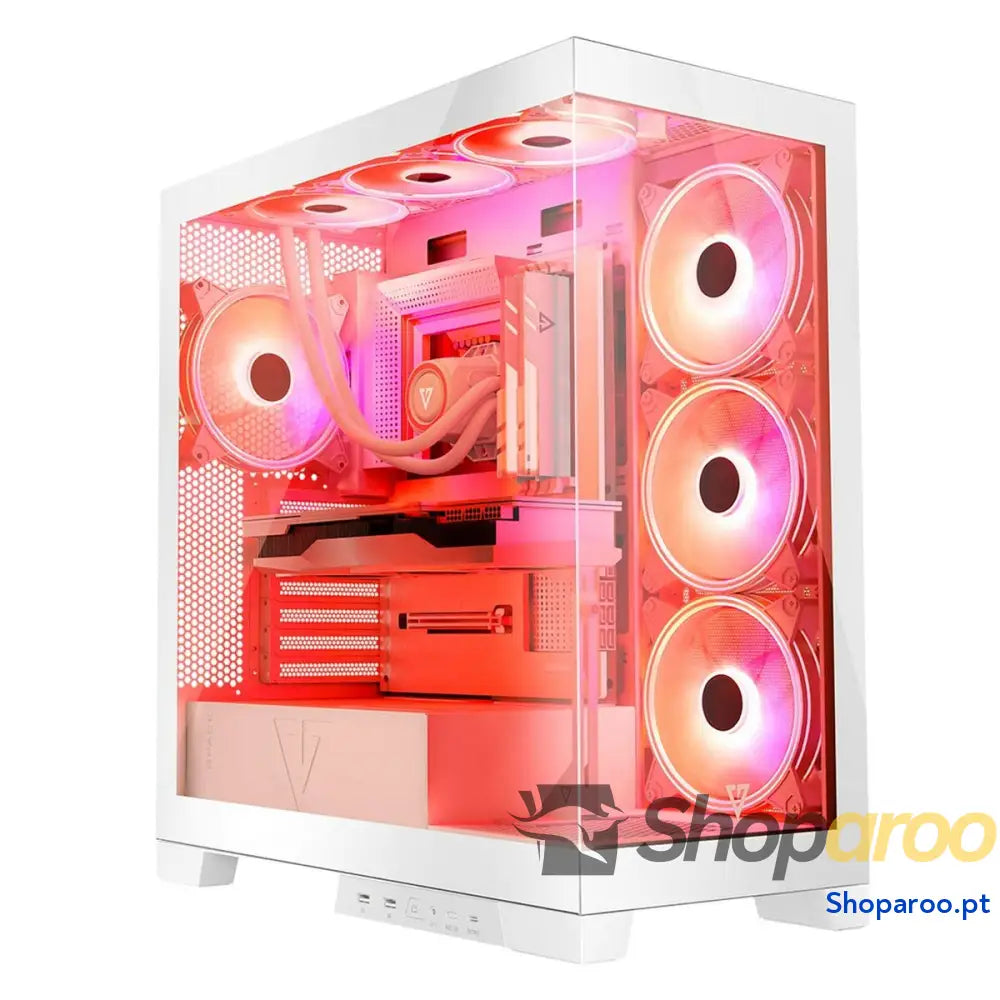 Caixa Semitorre ATX Modecom Volcano SPACE APEX ARGB Branco