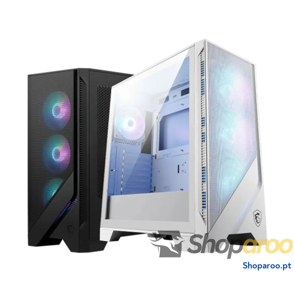 Caixa Semitorre ATX MSI MAG FORGE 320R WHITE AIRFLOW Branco Preto