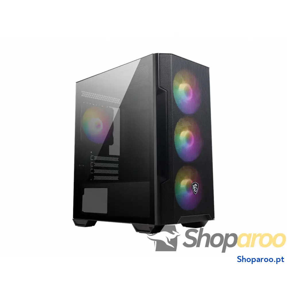 Caixa Semitorre ATX MSI MAG FORGE M100R Branco Preto Multicolor